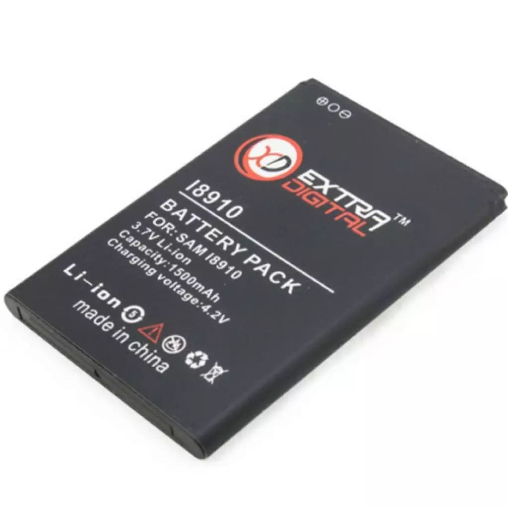 Аккумуляторная батарея для телефона Extradigital Samsung GT-i8910 Omnia HD (1500 mAh) (BMS1162) - 3 Аккумуляторная батарея для телефона Extradigital Samsung GT-i8910 Omnia HD (1500 mAh) (BMS1162) - 3