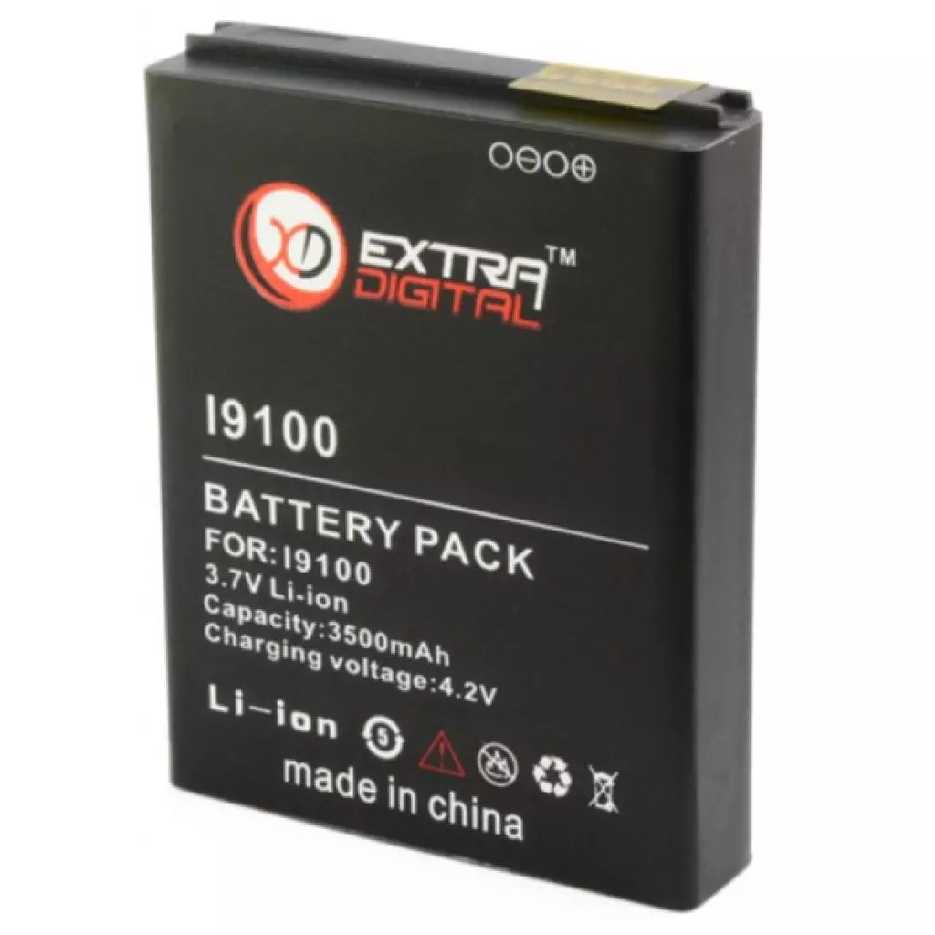 Аккумуляторная батарея для телефона Extradigital Samsung GT-i9100 Galaxy S2 (3500 mAh) (BMS6142) - 1