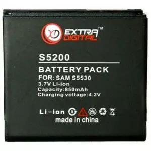 Аккумуляторная батарея для телефона Extradigital Samsung GT-S5200 (850 mAh) (DV00DV6129)