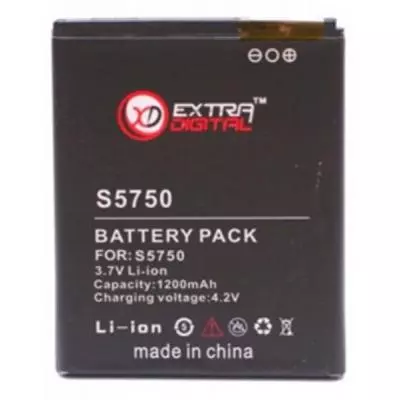 Аккумуляторная батарея для телефона Extradigital Samsung GT-S5750 Wave (1200 mAh) (DV00DV6116)