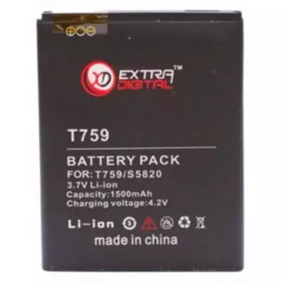 Аккумуляторная батарея для телефона Extradigital Samsung SGH-T759 Exhibit 4G (1500 mAh) (BMS6334)