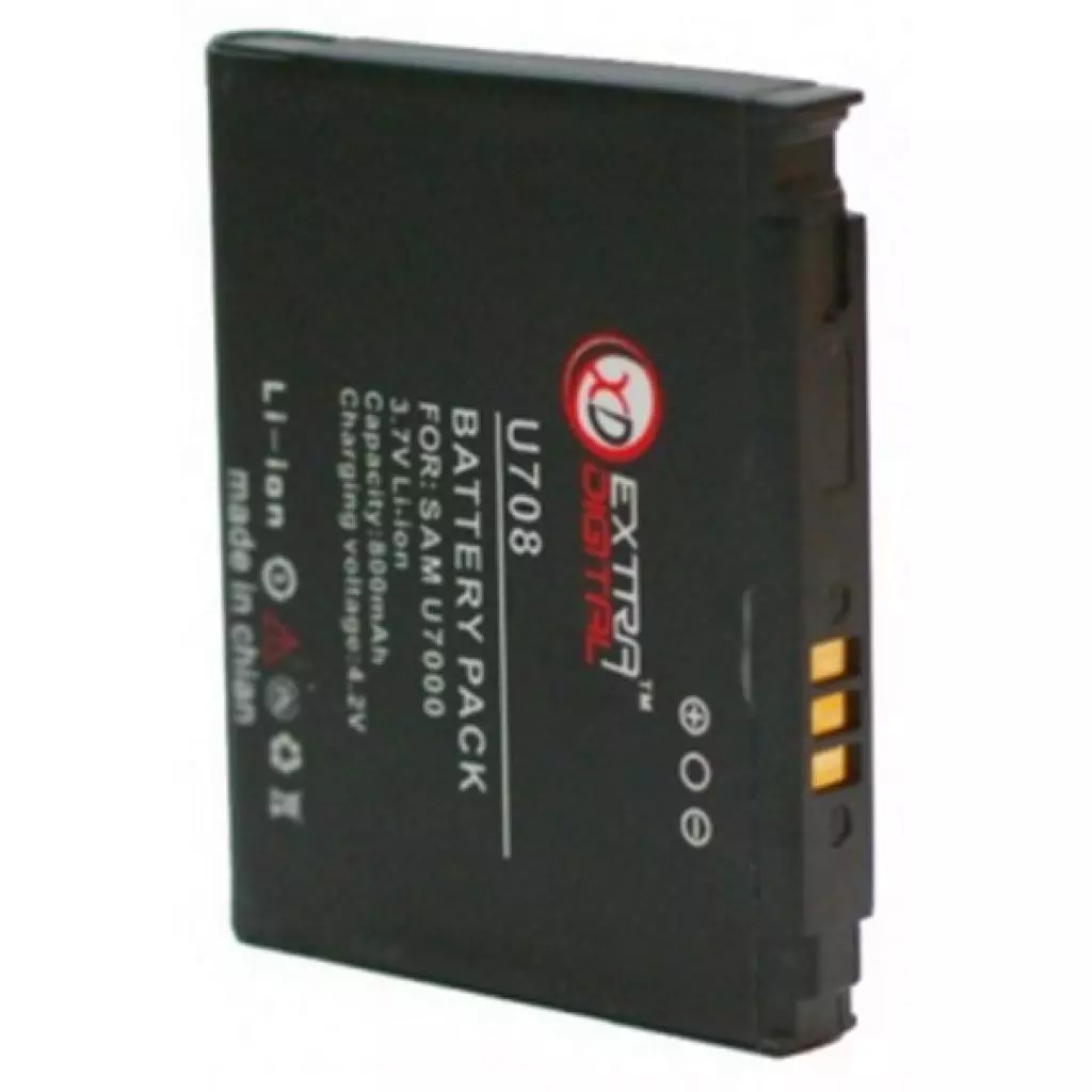 Аккумуляторная батарея для телефона Extradigital Samsung SGH-U708 (800 mAh) (BMS6336) - 1 Аккумуляторная батарея для телефона Extradigital Samsung SGH-U708 (800 mAh) (BMS6336) - 1