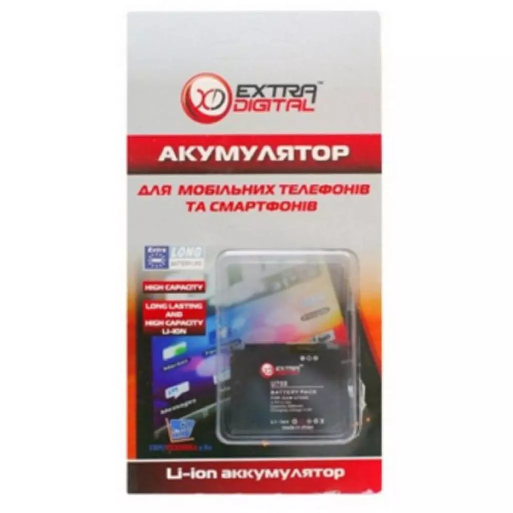 Аккумуляторная батарея для телефона Extradigital Samsung SGH-U708 (800 mAh) (BMS6336) - 2 Аккумуляторная батарея для телефона Extradigital Samsung SGH-U708 (800 mAh) (BMS6336) - 2