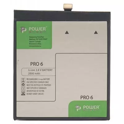Аккумуляторная батарея для телефона PowerPlant Meizu Pro 6 (BT53) 2500mAh (SM210039)