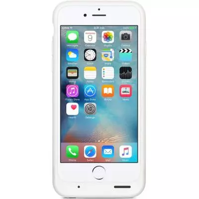Чехол для моб. телефона Apple Smart Battery Case для iPhone 6/6s White (MGQM2ZM/A) - 3 Чехол для моб. телефона Apple Smart Battery Case для iPhone 6/6s White (MGQM2ZM/A) - 3