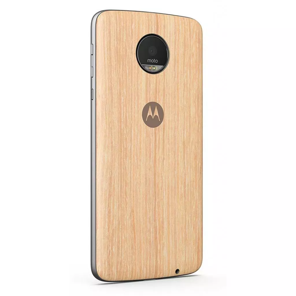 Чехол для моб. телефона Motorola для Moto Z Style Shell Moto Mod Washed Oak Wood (ASMCAPWDOKEU) - 1