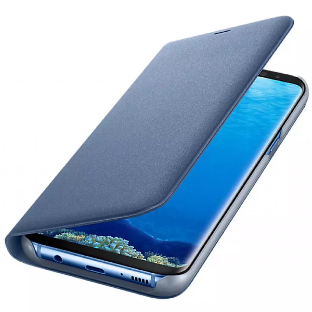 Чехол для моб. телефона Samsung для Galaxy S8 (G950) LED View Cover Blue (EF-NG950PLEGRU) - 2 Чехол для моб. телефона Samsung для Galaxy S8 (G950) LED View Cover Blue (EF-NG950PLEGRU) - 2