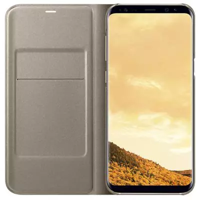 Чехол для моб. телефона Samsung для Galaxy S8+ (G955) LED View Cover Gold (EF-NG955PFEGRU) - 3