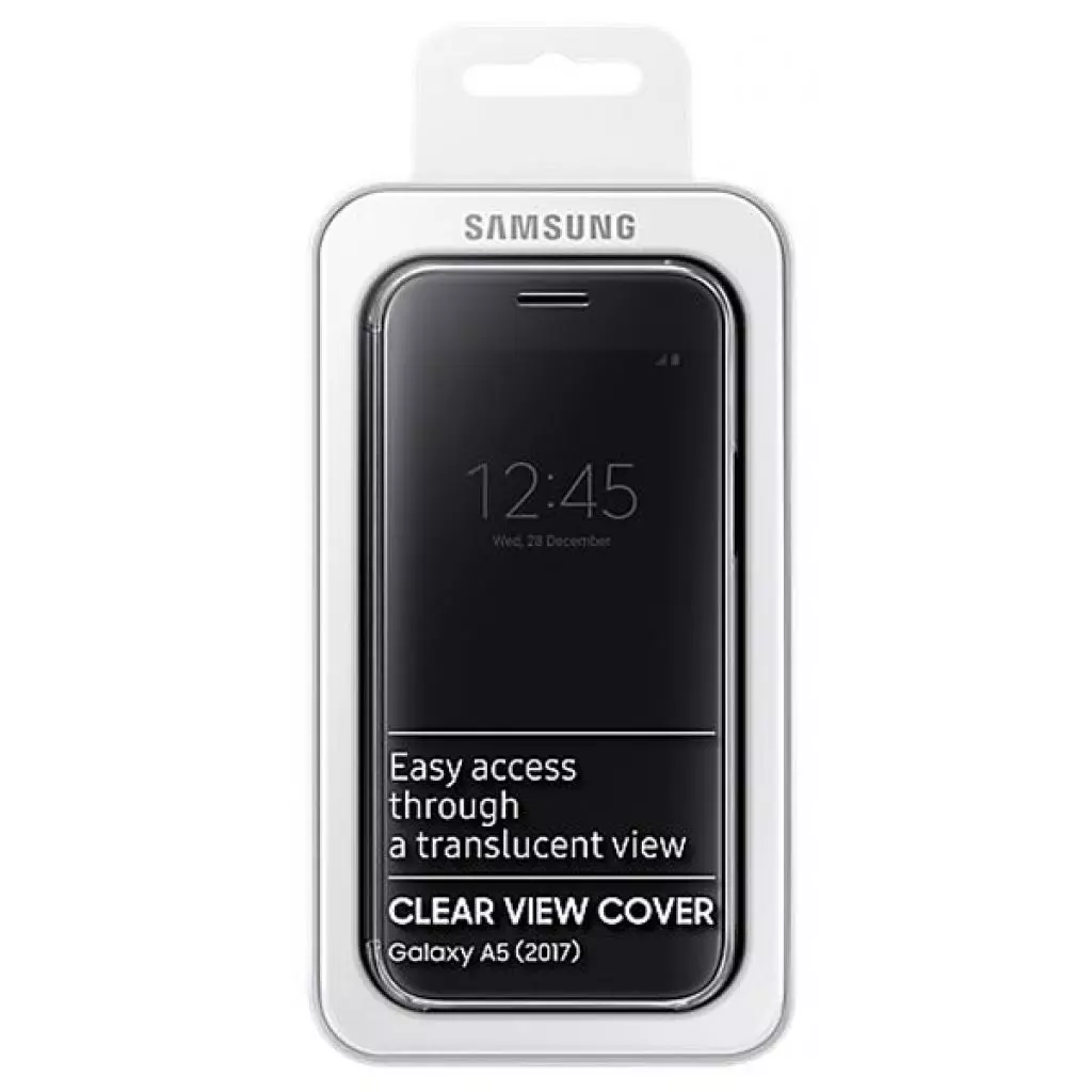 Чехол для моб. телефона Samsung для A5 2017 - Clear View Cover (Black) (EF-ZA520CB) - 4 Чехол для моб. телефона Samsung для A5 2017 - Clear View Cover (Black) (EF-ZA520CB) - 4