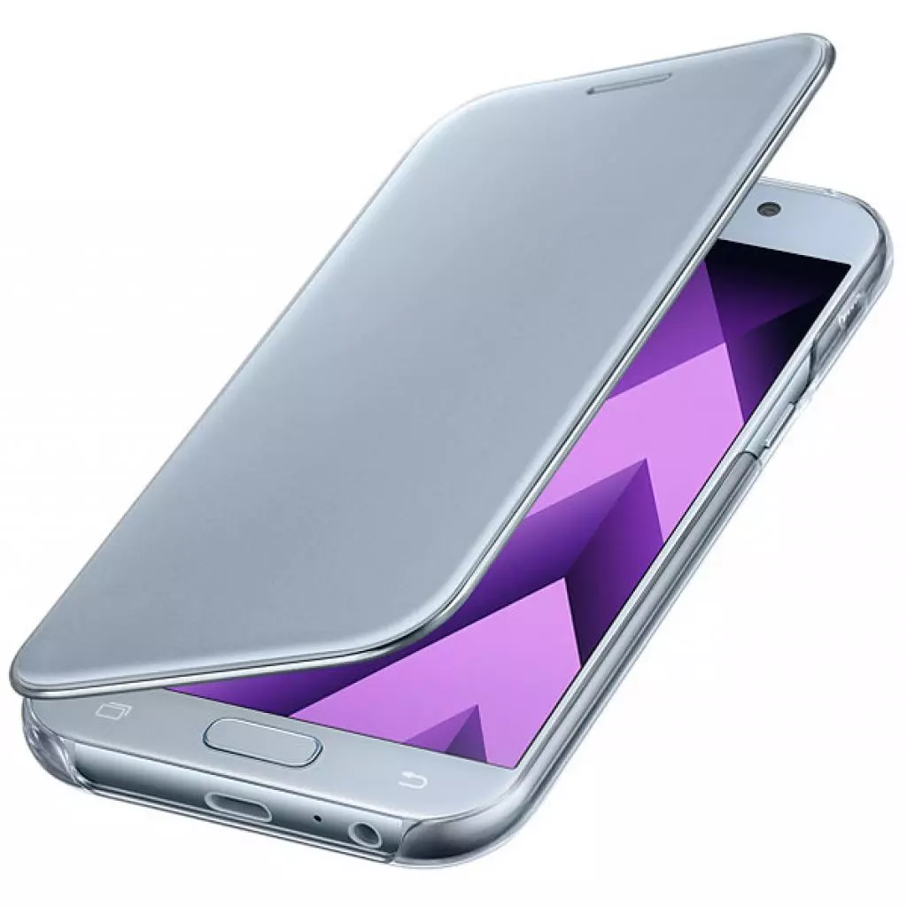 Чехол для моб. телефона Samsung для A520 - Clear View Cover (Blue) (EF-ZA520CLEGRU) - 2