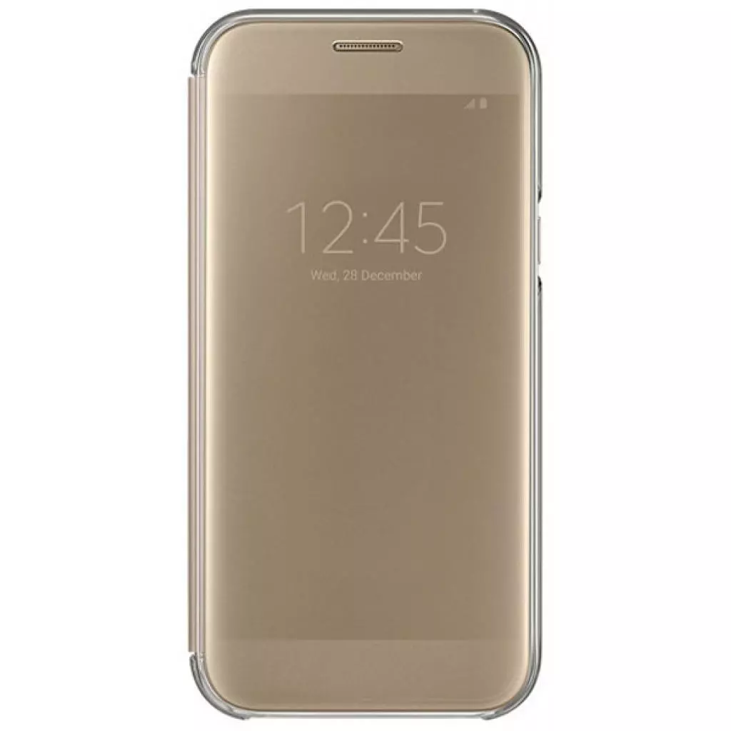 Чехол для моб. телефона Samsung для A520 - Clear View Cover (Gold) (EF-ZA520CFEGRU)