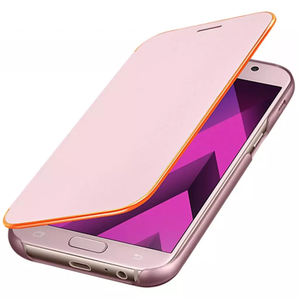 Чехол для моб. телефона Samsung для A520 - Neon Flip Cover (Pink) (EF-FA520PPEGRU) - 2 Чехол для моб. телефона Samsung для A520 - Neon Flip Cover (Pink) (EF-FA520PPEGRU) - 2