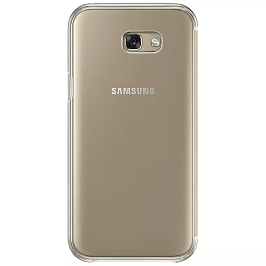 Чехол для моб. телефона Samsung для A720 - Clear View Cover (Gold) (EF-ZA720CFEGRU) - 1 Чехол для моб. телефона Samsung для A720 - Clear View Cover (Gold) (EF-ZA720CFEGRU) - 1