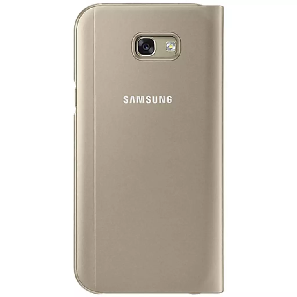 Чехол для моб. телефона Samsung для A720 - S View Standing Cover (Gold) (EF-CA720PFEGRU) - 1 Чехол для моб. телефона Samsung для A720 - S View Standing Cover (Gold) (EF-CA720PFEGRU) - 1