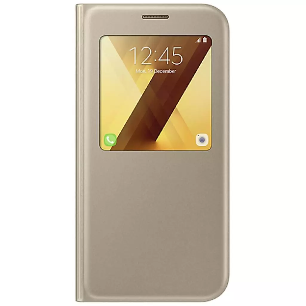 Чехол для моб. телефона Samsung для A720 - S View Standing Cover (Gold) (EF-CA720PFEGRU)