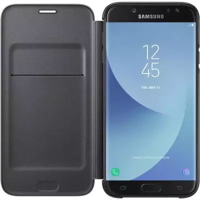 Чехол для моб. телефона Samsung для J7 (2017)/J730-EF-WJ730CBEGRU - Wallet Cover (Black) (EF-WJ730CBEGRU) - 3