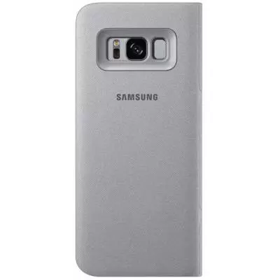 Чехол для моб. телефона Samsung для S8+/EF-NG955PSEGRU - LED View Cover (Silver) (EF-NG955PSEGRU) - 1 Чехол для моб. телефона Samsung для S8+/EF-NG955PSEGRU - LED View Cover (Silver) (EF-NG955PSEGRU) - 1