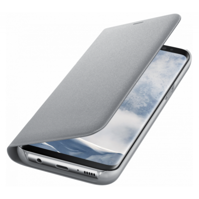 Чехол для моб. телефона Samsung для S8+/EF-NG955PSEGRU - LED View Cover (Silver) (EF-NG955PSEGRU) - 2 Чехол для моб. телефона Samsung для S8+/EF-NG955PSEGRU - LED View Cover (Silver) (EF-NG955PSEGRU) - 2