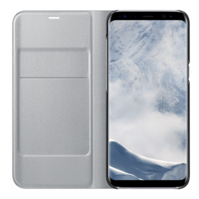 Чехол для моб. телефона Samsung для S8+/EF-NG955PSEGRU - LED View Cover (Silver) (EF-NG955PSEGRU) - 3 Чехол для моб. телефона Samsung для S8+/EF-NG955PSEGRU - LED View Cover (Silver) (EF-NG955PSEGRU) - 3