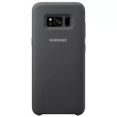 Чехол для моб. телефона Samsung для S8+/EF-PG955TSEGRU - Silicone Cover (Dark Gray) (EF-PG955TSEGRU)
