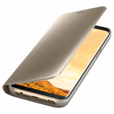 Чехол для моб. телефона Samsung для S8+/EF-ZG955CFEGRU -Clear View Standing Cover (Gold) (EF-ZG955CFEGRU) - 2