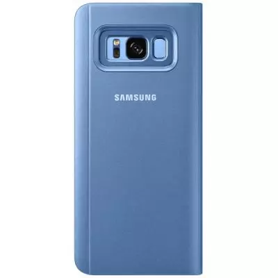 Чехол для моб. телефона Samsung для S8+/EF-ZG955CLEGRU -Clear View Standing Cover (Blue) (EF-ZG955CLEGRU) - 1
