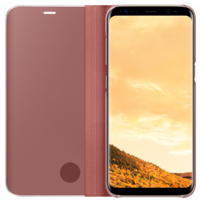 Чехол для моб. телефона Samsung для S8+/EF-ZG955CPEGRU -Clear View Standing Cover (Pink) (EF-ZG955CPEGRU) - 3