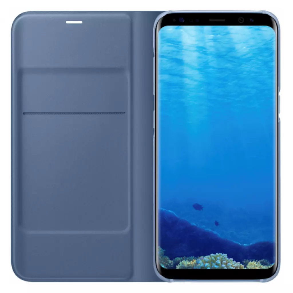 Чехол для моб. телефона Samsung для S8/EF-NG950PLEGRU - LED View Cover (Blue) (EF-NG950PLEGRU) - 3