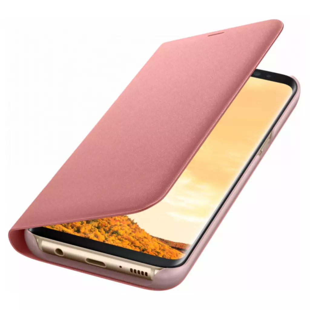 Чехол для моб. телефона Samsung для S8/EF-NG950PPEGRU - LED View Cover (Pink) (EF-NG950PPEGRU) - 2 Чехол для моб. телефона Samsung для S8/EF-NG950PPEGRU - LED View Cover (Pink) (EF-NG950PPEGRU) - 2