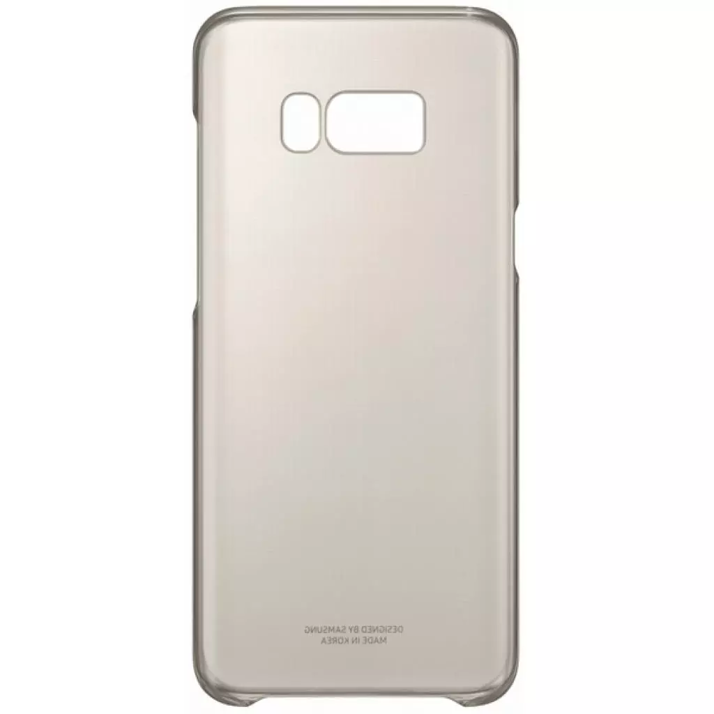 Чехол для моб. телефона Samsung для S8/EF-QG950CFEGRU - Clear Cover (Gold) (EF-QG950CFEGRU) - 1 Чехол для моб. телефона Samsung для S8/EF-QG950CFEGRU - Clear Cover (Gold) (EF-QG950CFEGRU) - 1
