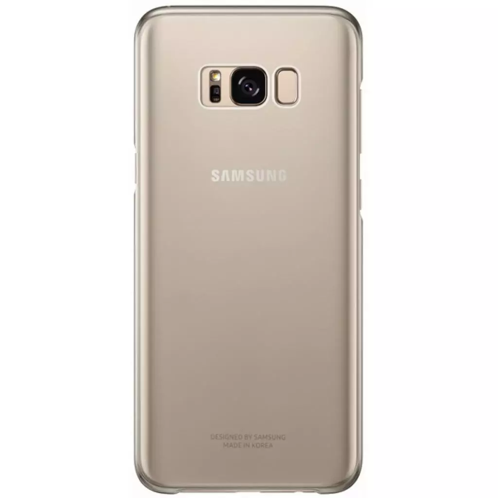 Чехол для моб. телефона Samsung для S8/EF-QG950CFEGRU - Clear Cover (Gold) (EF-QG950CFEGRU) - 2 Чехол для моб. телефона Samsung для S8/EF-QG950CFEGRU - Clear Cover (Gold) (EF-QG950CFEGRU) - 2