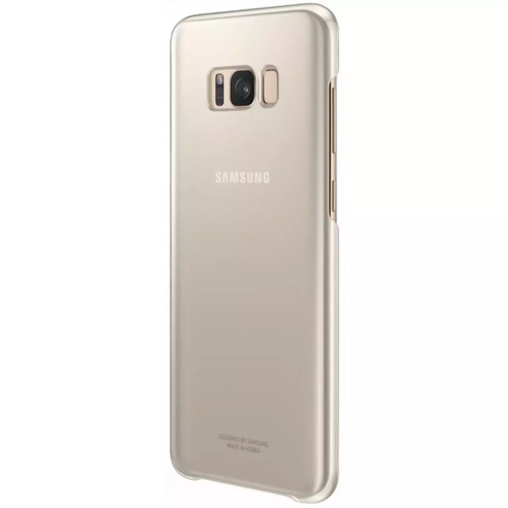 Чехол для моб. телефона Samsung для S8/EF-QG950CFEGRU - Clear Cover (Gold) (EF-QG950CFEGRU) - 3 Чехол для моб. телефона Samsung для S8/EF-QG950CFEGRU - Clear Cover (Gold) (EF-QG950CFEGRU) - 3