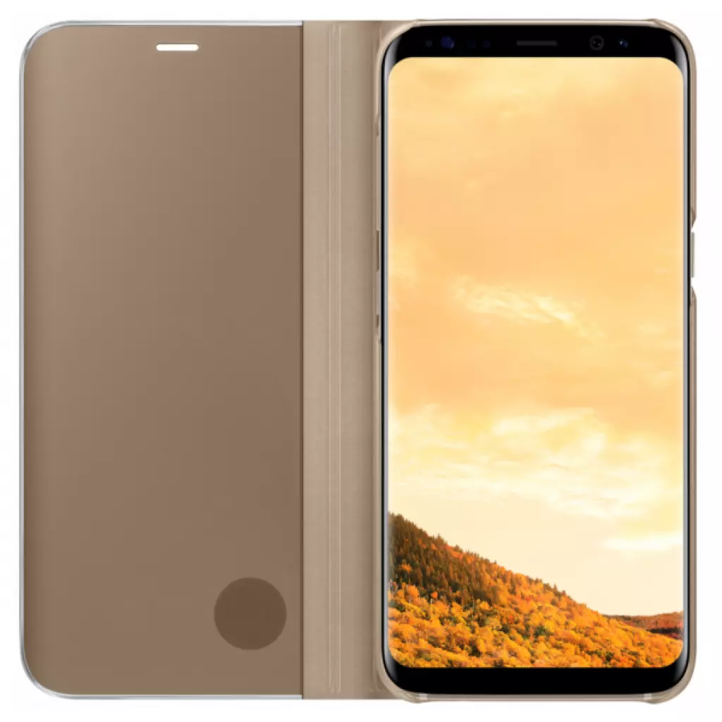Чехол для моб. телефона Samsung для S8/EF-ZG950CFEGRU - Clear View Standing Cover (Gold) (EF-ZG950CFEGRU) - 3 Чехол для моб. телефона Samsung для S8/EF-ZG950CFEGRU - Clear View Standing Cover (Gold) (EF-ZG950CFEGRU) - 3
