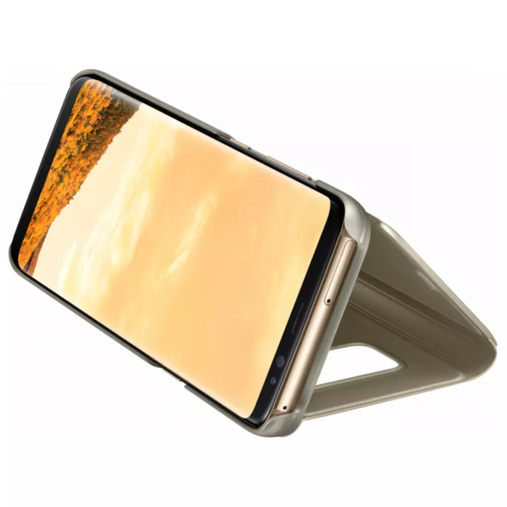 Чехол для моб. телефона Samsung для S8/EF-ZG950CFEGRU - Clear View Standing Cover (Gold) (EF-ZG950CFEGRU) - 4 Чехол для моб. телефона Samsung для S8/EF-ZG950CFEGRU - Clear View Standing Cover (Gold) (EF-ZG950CFEGRU) - 4