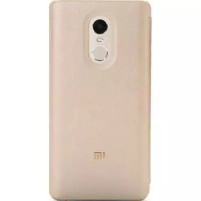 Чехол для моб. телефона Xiaomi Redmi Note 4(C6) smart flip view gold (307648) - 1