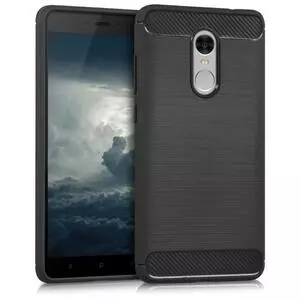 Чехол для моб. телефона для Xiaomi Redmi Note 4 Carbon Fiber (Black) Laudtec (LT-RN4B)