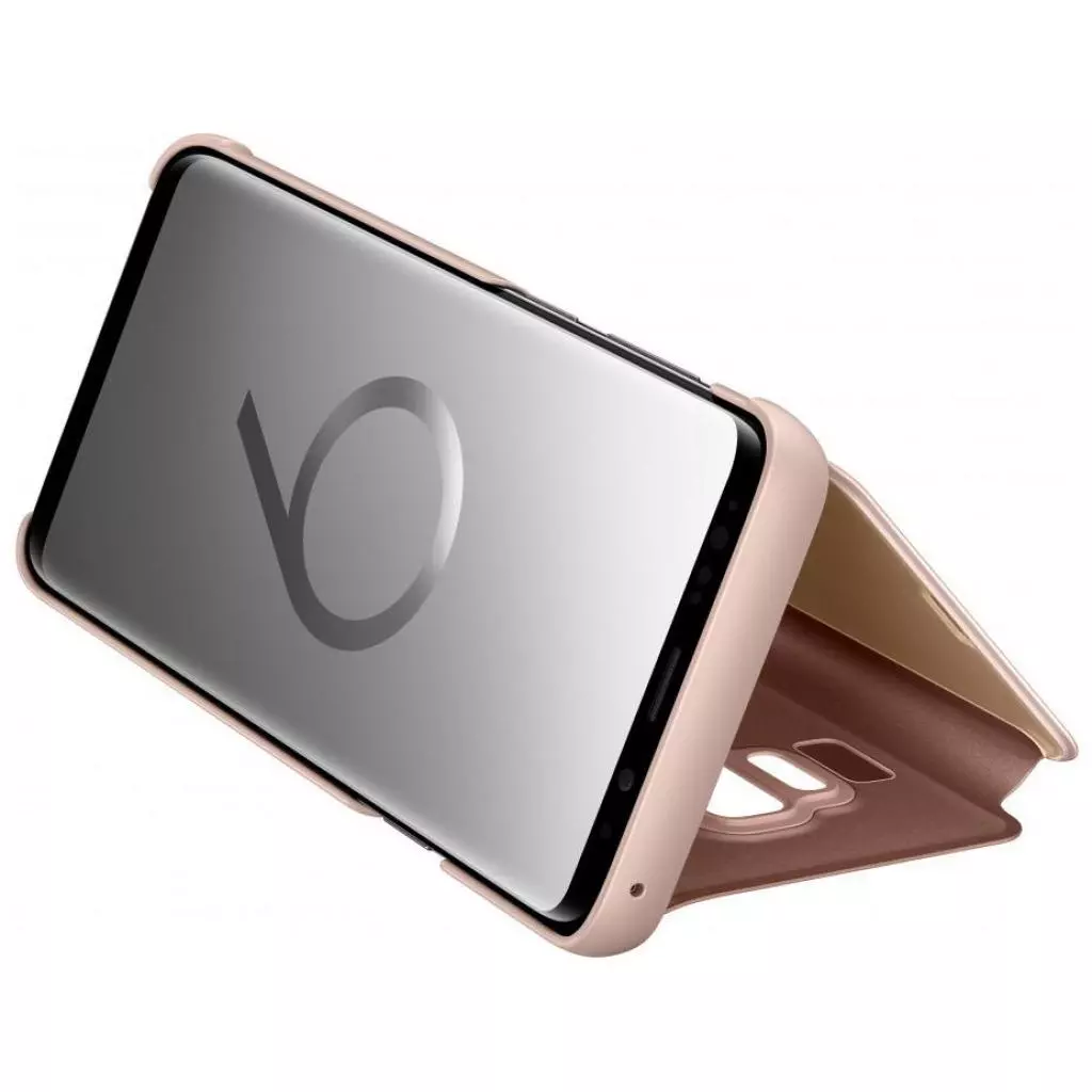 Чехол для моб. телефона Samsung для Galaxy S9+ (G965) Clear View Standing Cover Gold (EF-ZG965CFEGRU) - 4 Чехол для моб. телефона Samsung для Galaxy S9+ (G965) Clear View Standing Cover Gold (EF-ZG965CFEGRU) - 4