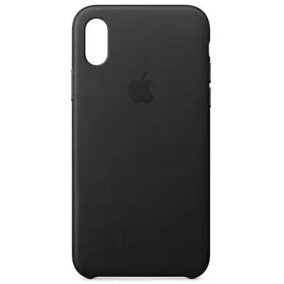 Чехол для моб. телефона Apple для iPhone X Leather Case Series Black (MQTD2ZM/A)