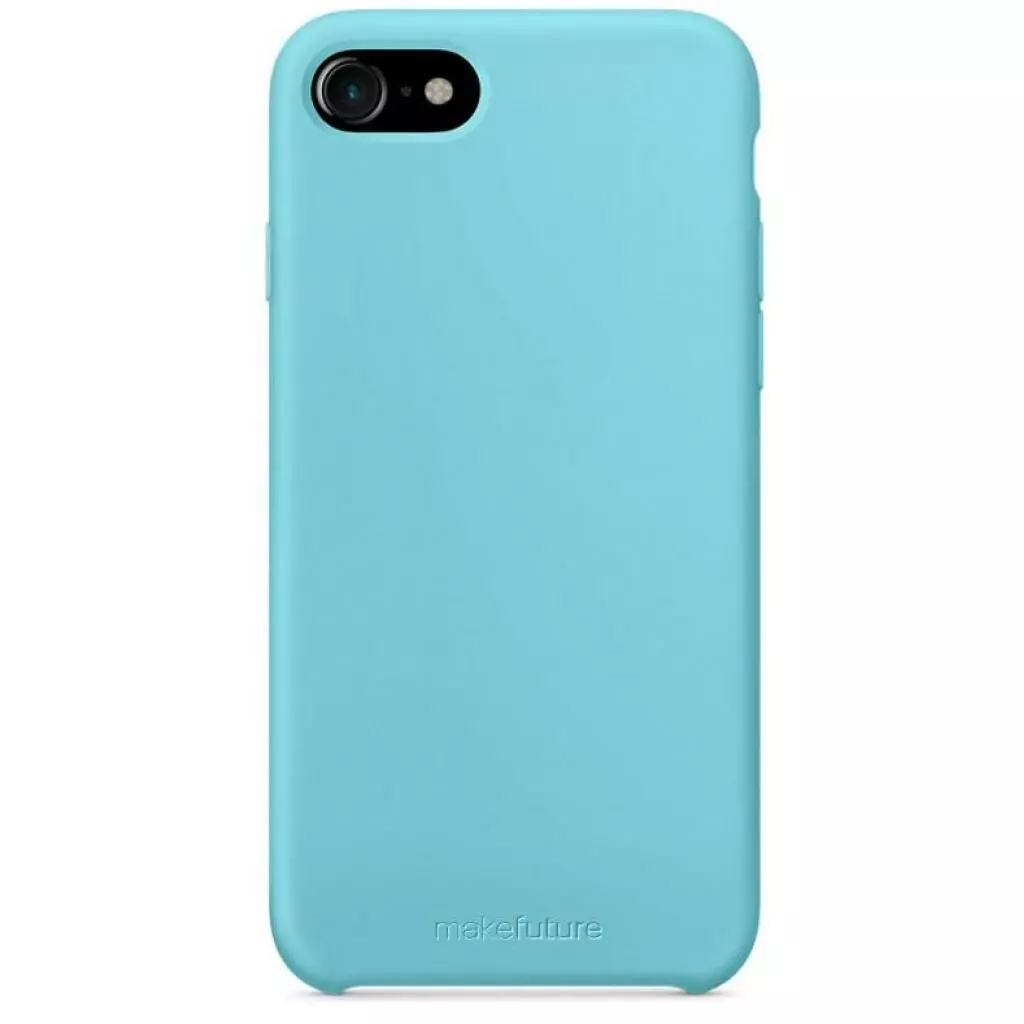 Чехол для моб. телефона MakeFuture Silicone Case Apple iPhone 7 Light Blue (MCS-AI7LB)