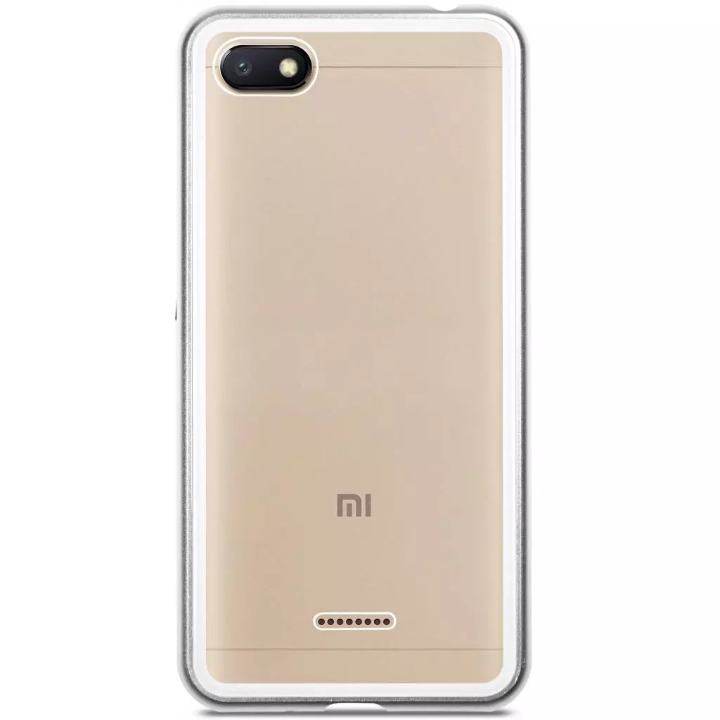 Чехол для моб. телефона DEF Xiaomi Redmi 6A Metal magnet glass Silver (432660)