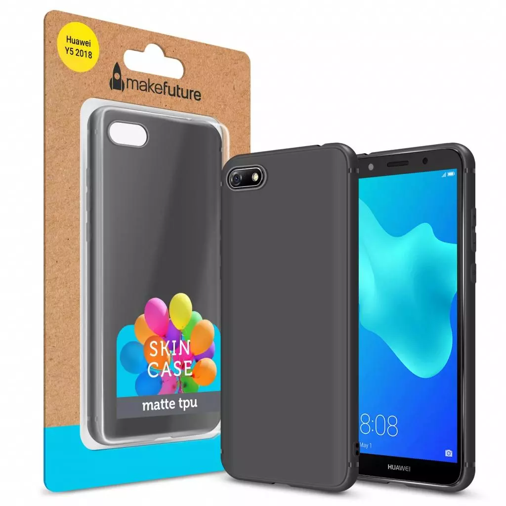 Чехол для моб. телефона MakeFuture Skin Case Huawei Y5 2018 Black (MCSK-HUY518BK)