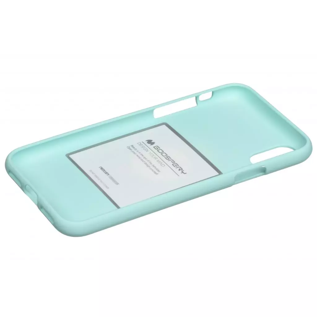 Чехол для моб. телефона Goospery Apple iPhone X/Xs SF Jelly Mint (8809550409231) - 1 Чехол для моб. телефона Goospery Apple iPhone X/Xs SF Jelly Mint (8809550409231) - 1