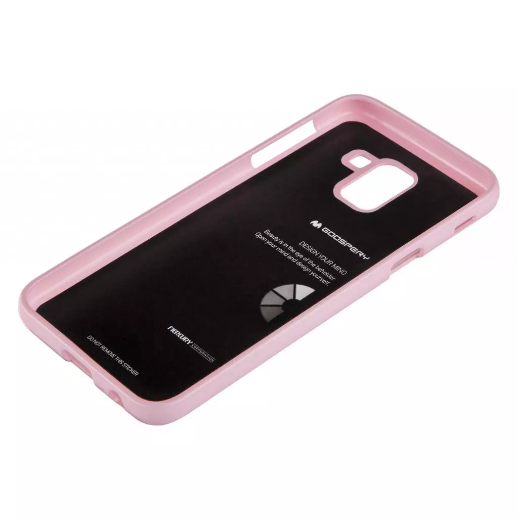 Чехол для моб. телефона Goospery Jelly Case Samsung Galaxy J6 J600 Pink (8809610546180) - 1