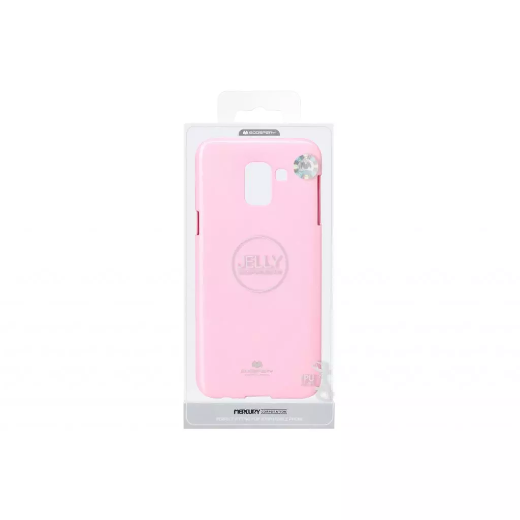Чехол для моб. телефона Goospery Jelly Case Samsung Galaxy J6 J600 Pink (8809610546180) - 2
