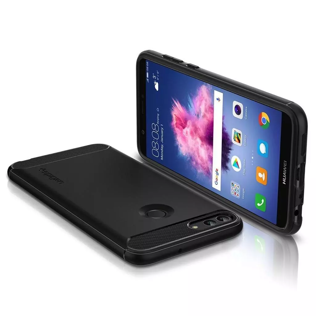 Чехол для моб. телефона Spigen HUAWEI P smart/Enjoy 7S/nova lite 2 Case Rugged Armor Black (L24CS23183) - 1