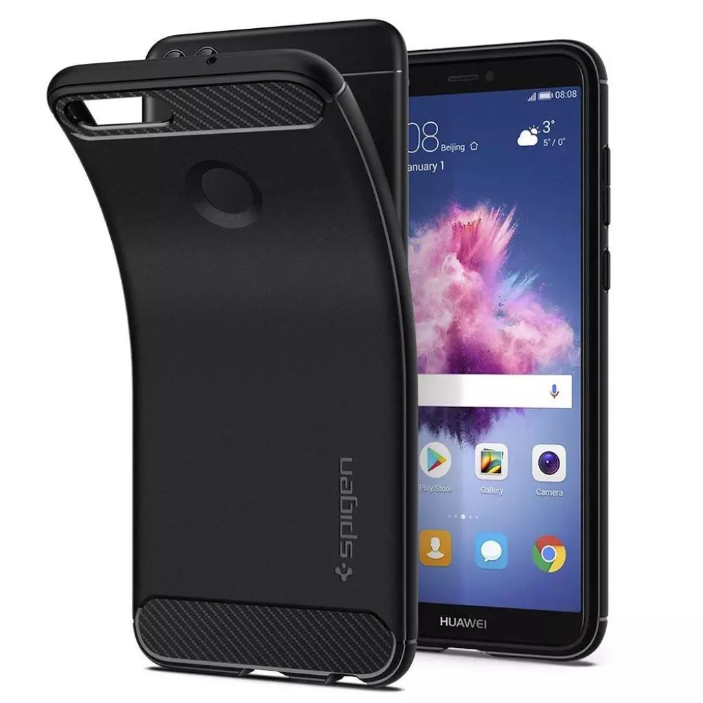 Чехол для моб. телефона Spigen HUAWEI P smart/Enjoy 7S/nova lite 2 Case Rugged Armor Black (L24CS23183)