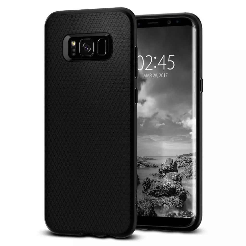 Чехол для моб. телефона Spigen Galaxy S8+ Liquid Air Black (571CS21663)
