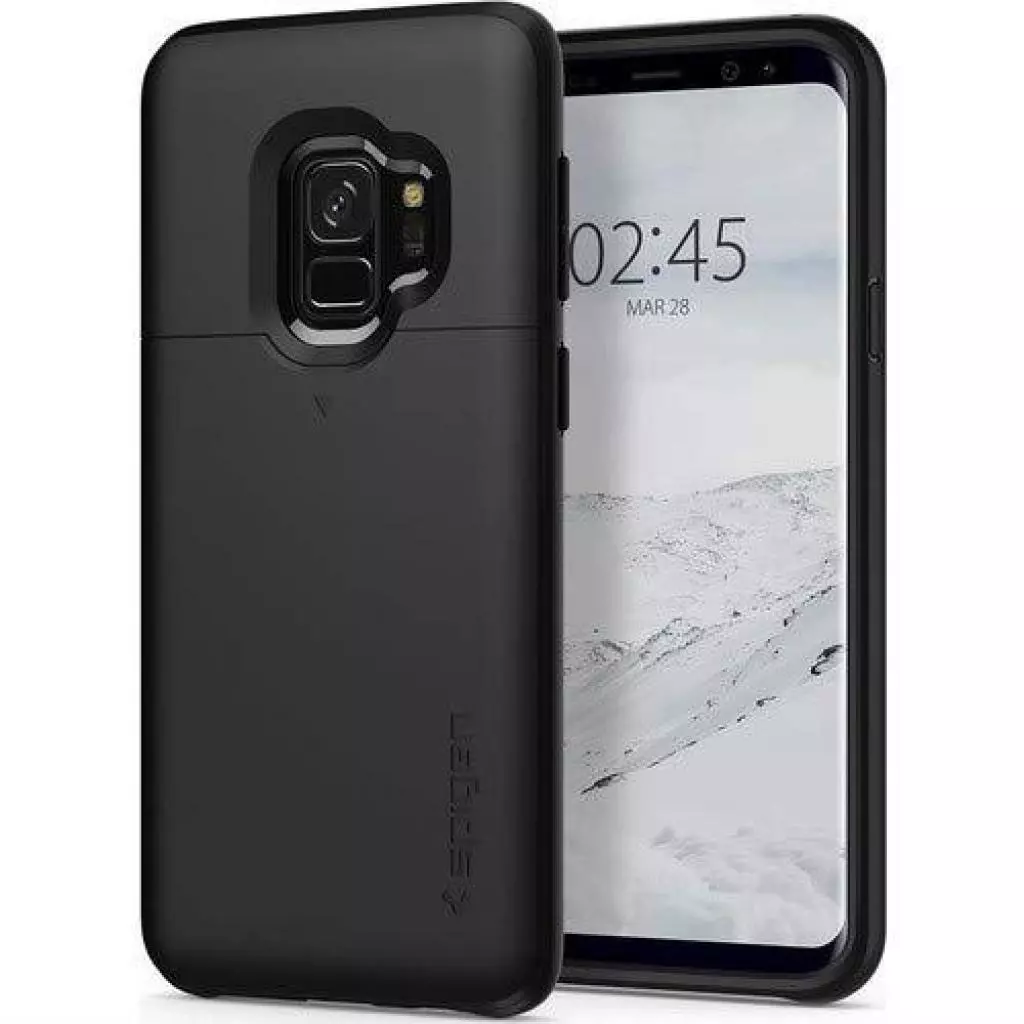Чехол для моб. телефона Spigen Galaxy S9 Slim Armor CS Black (592CS22863) - 3 Чехол для моб. телефона Spigen Galaxy S9 Slim Armor CS Black (592CS22863) - 3