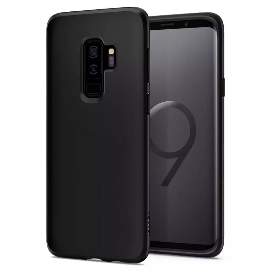 Чехол для моб. телефона Spigen Galaxy S9+ Liquid Crystal Matte Black (593CS22912) - 3 Чехол для моб. телефона Spigen Galaxy S9+ Liquid Crystal Matte Black (593CS22912) - 3