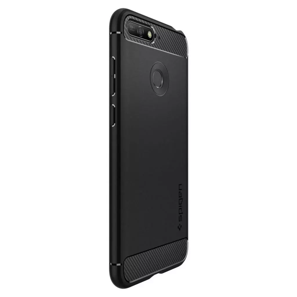 Чехол для моб. телефона Spigen HUAWEI Y6 Prime 2018/Enjoy 8e Rugged Armor Black (L30CS24128) - 1
